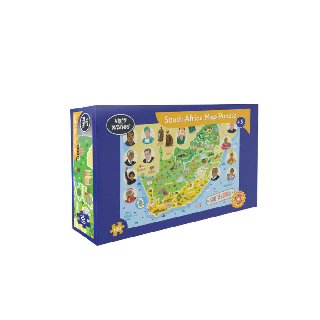 Dark Khaki Südafrika Karte Jigsaw Puzzle