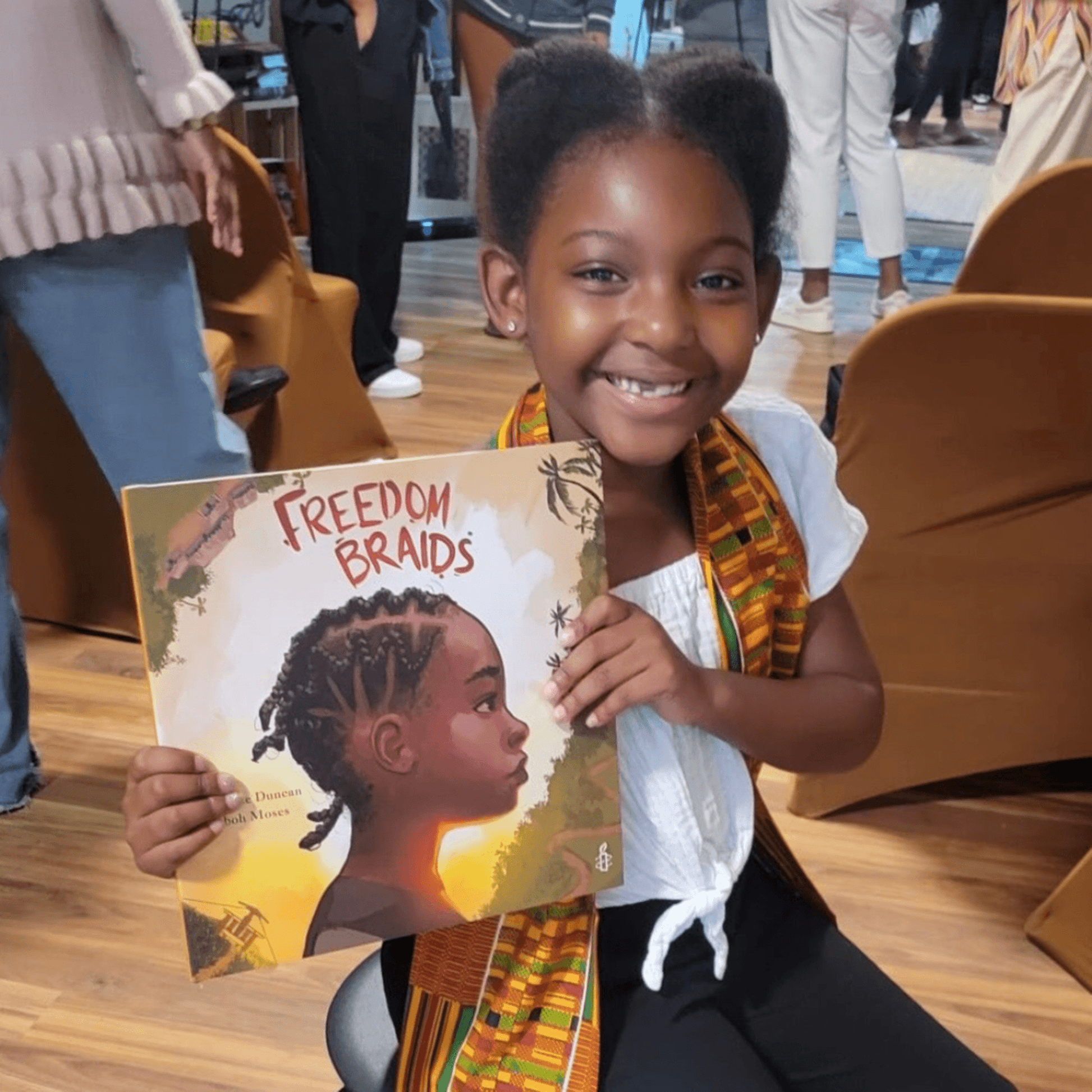 Dim Gray Freedom Braids: Diverse & Inclusive Children's Book