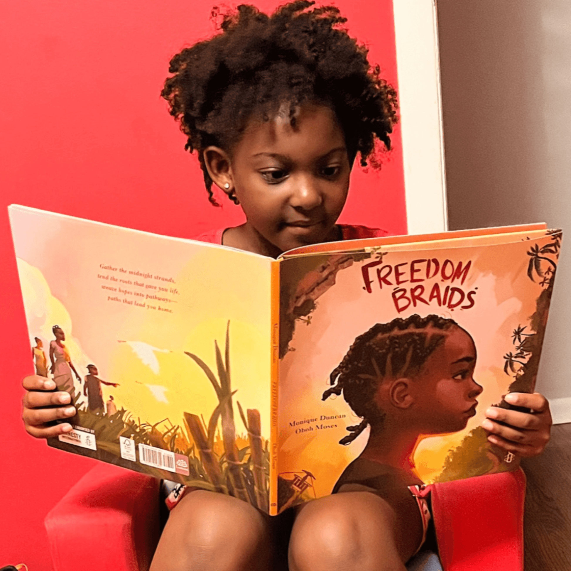 Chocolate Freedom Braids: Diverse & Inclusive Children's Book