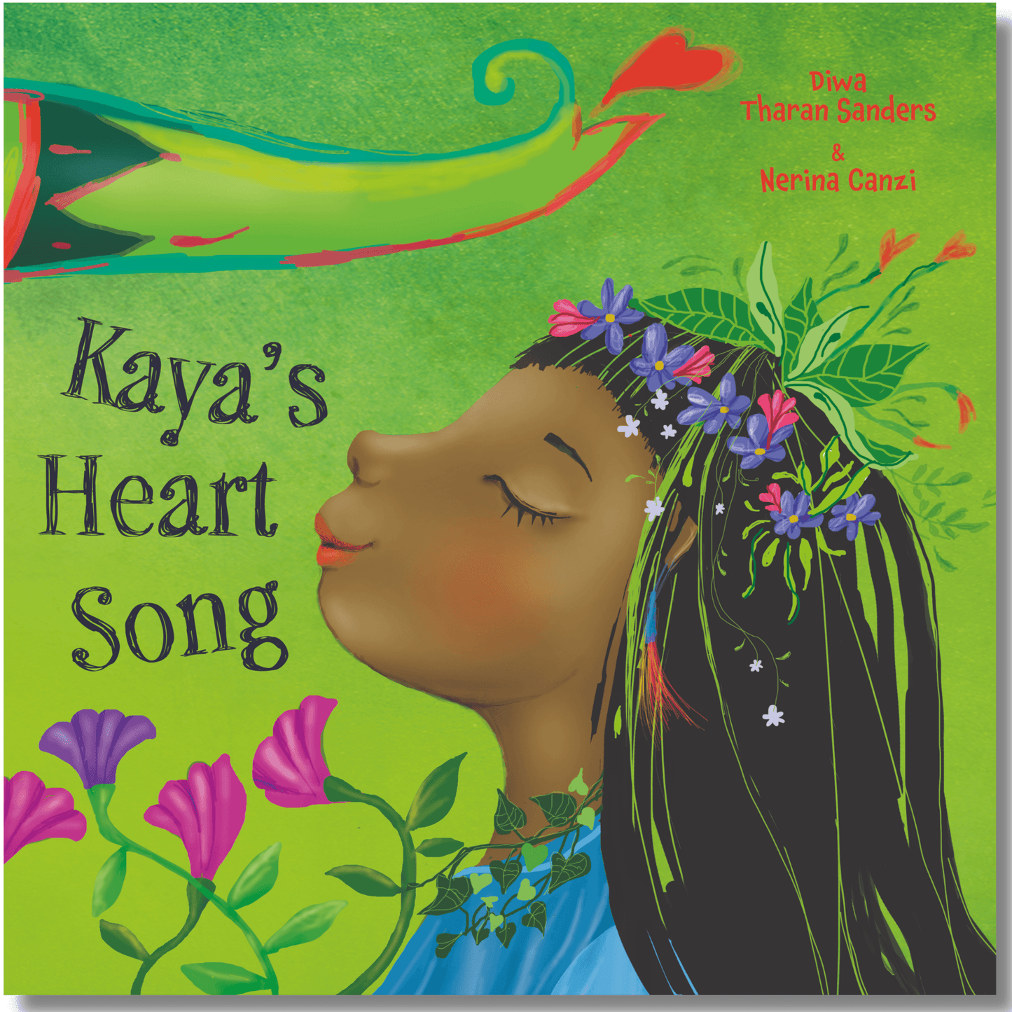 Olive Drab Kaya's Heart Song: Diverse & Inclusive Children's Book