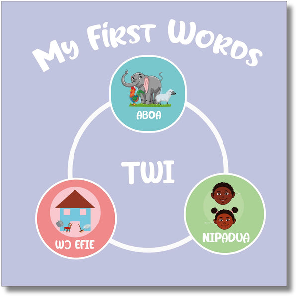 Thistle Meine ersten Wörter: Twi Sprache Buch Set