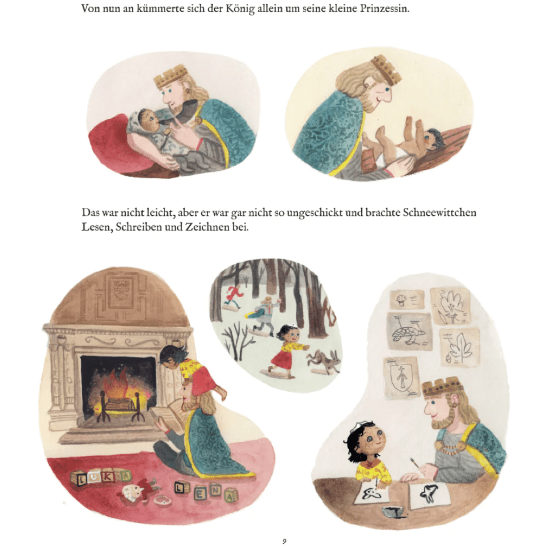 Fairy Tales Retold children's book Blanche-Neige et les Sept Nains - Schneewittchen französische Ausgabe