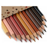 Rosy Brown 12 Hautfarben-Buntstifte oder 12 Skin Tones Pencils