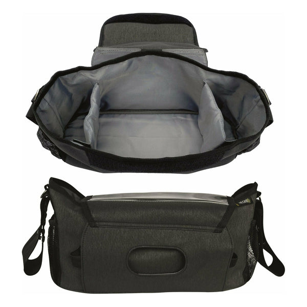 Dark Slate Gray Kinderwagentasche mit Feuchttuch- & Smartphonetasche
