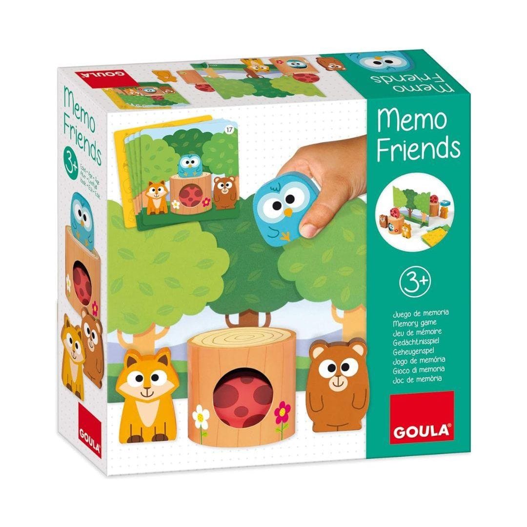 Jumbo Toys & Games > Toys > Educational Toys > Educational Flash Cards Jumbo Spiele - GOULA Memo Friends - Memory ab 3 - Holzspielzeug