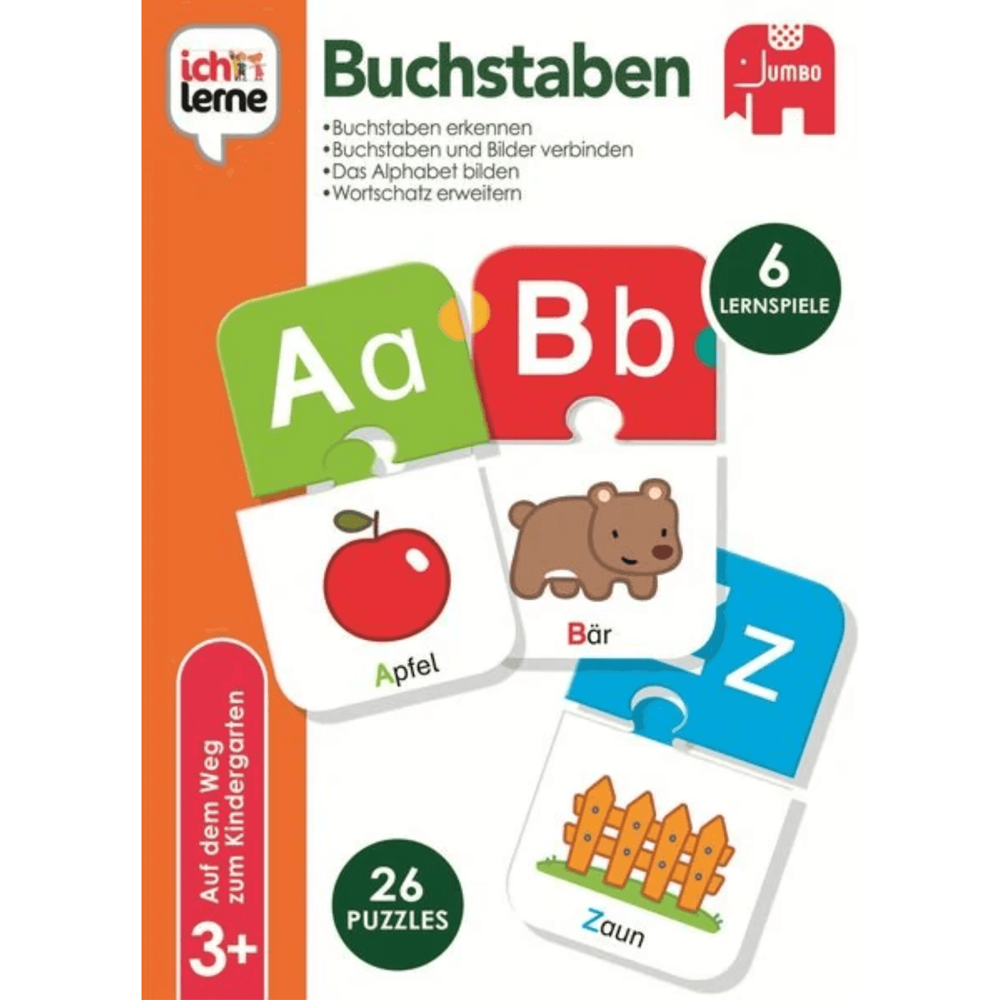 Jumbo Toys & Games > Toys > Educational Toys > Educational Flash Cards Jumbo Spiele - ich lerne Buchstaben