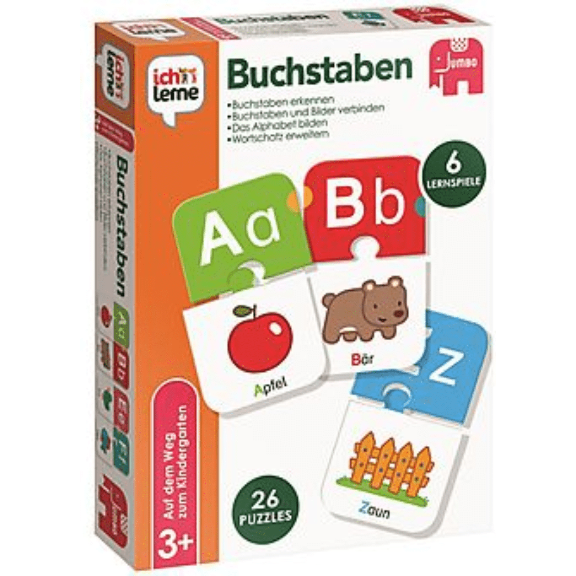 Jumbo Toys & Games > Toys > Educational Toys > Educational Flash Cards Jumbo Spiele - ich lerne Buchstaben