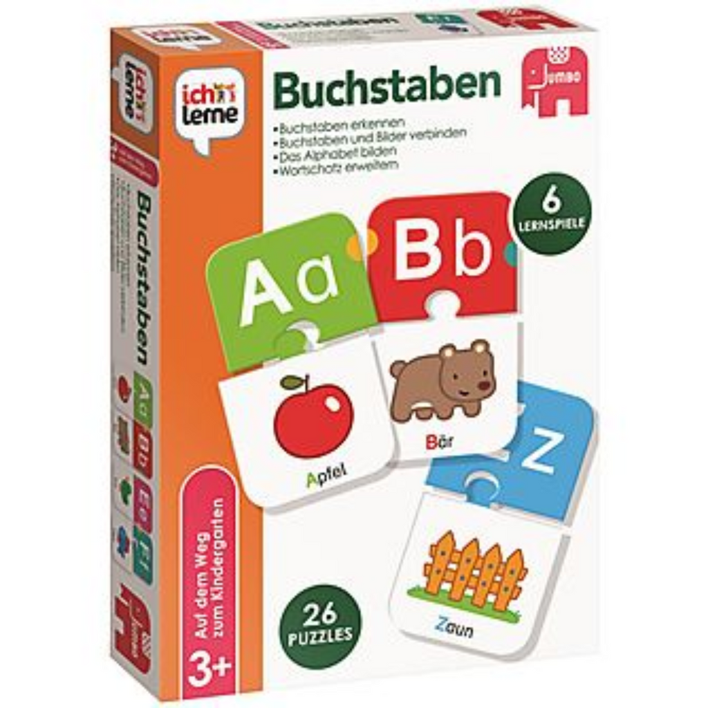 Beige Jumbo Spiele - ich lerne Buchstaben