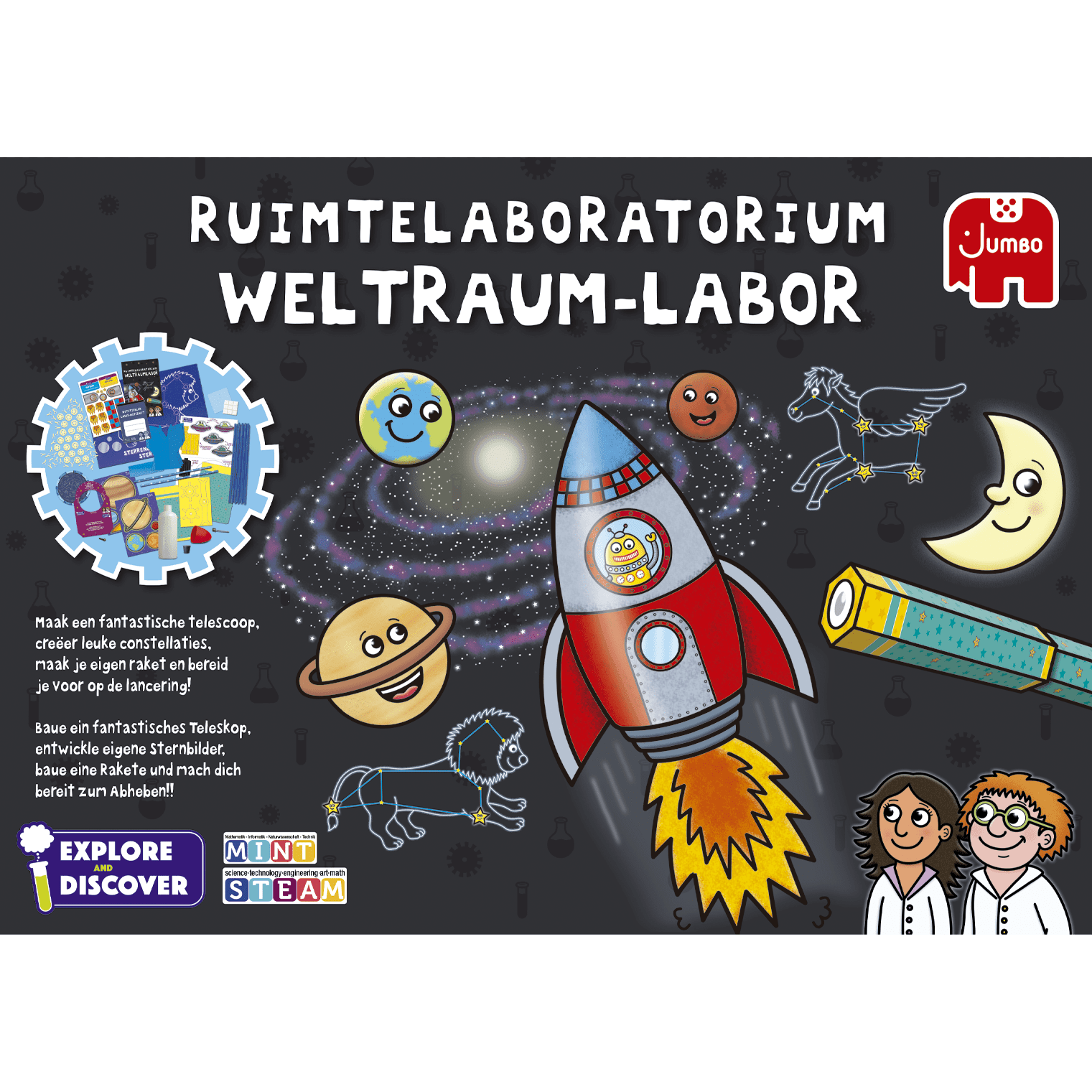 Jumbo Toys & Games > Toys > Educational Toys > Science & Exploration Sets Weltraumlabor