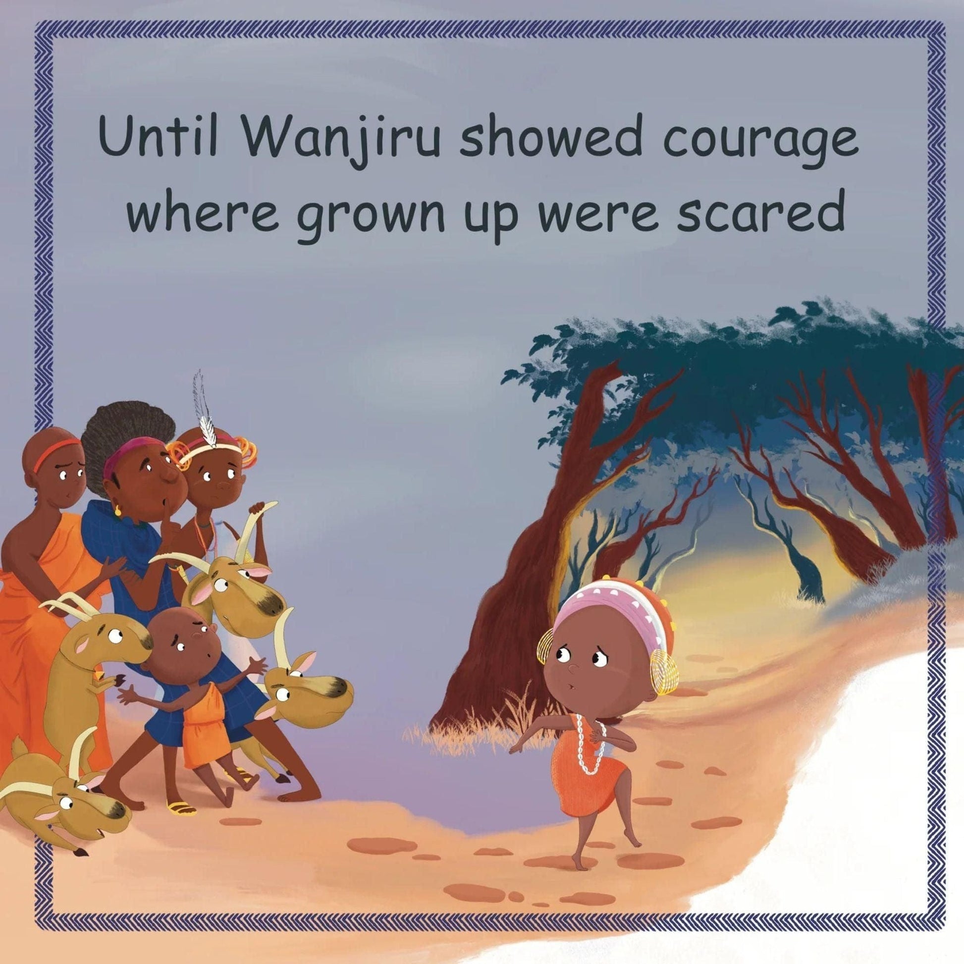 KOLI & OLUM Folktale The Child's Courage - A Kikuyu Folktale (Presale. Delivered by December 20th)