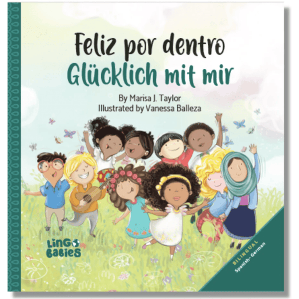 Light Gray Feliz por dentro/Glücklich mit mir: Spanisch-Deutsch Zweisprachige Ausgabe