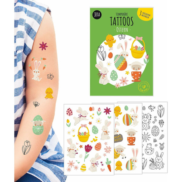 Light Gray Kindertattoos Ostern