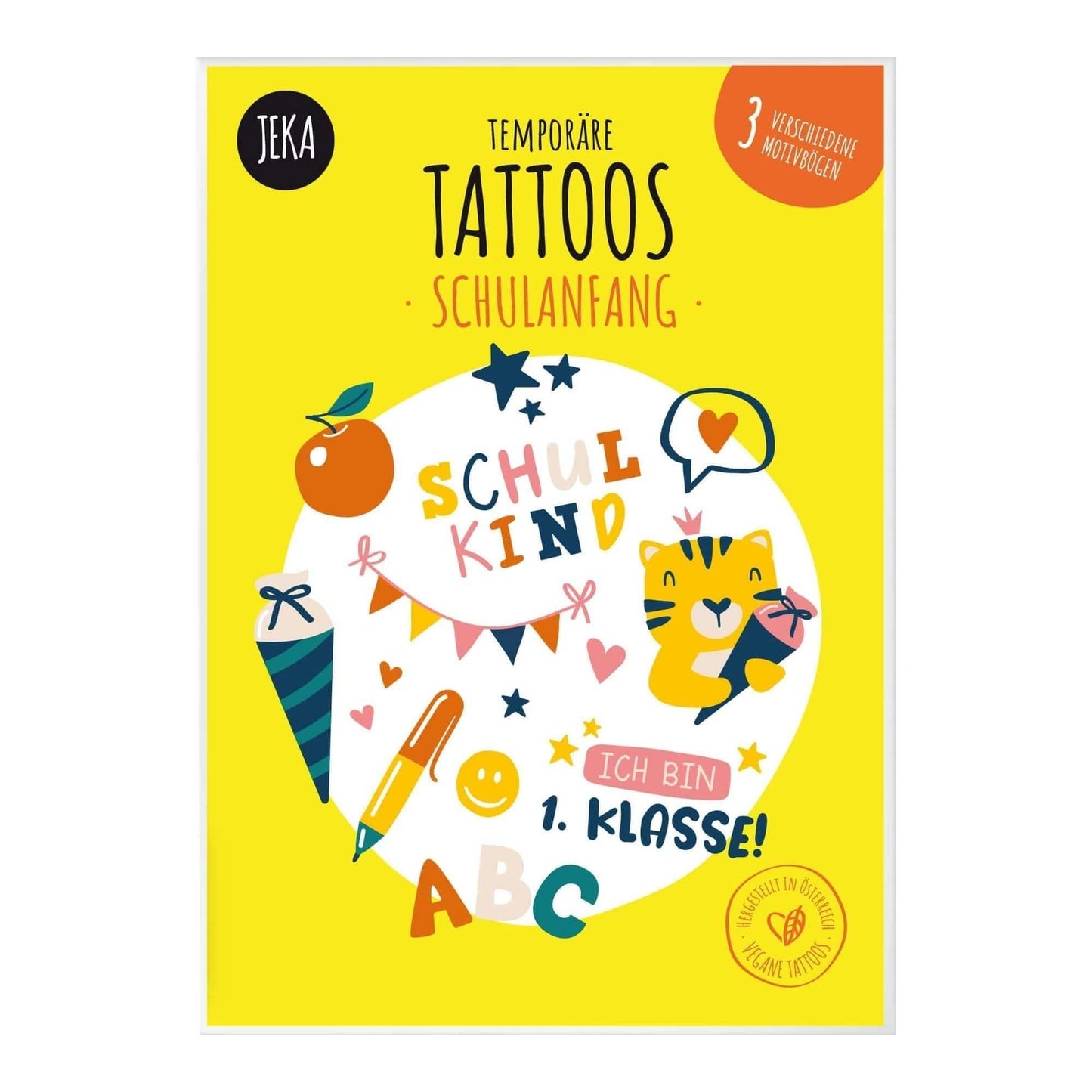 Mal Mich Bunt Temporary Tattoos Schulanfang Kindertattoos