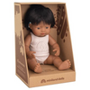 Sienna miniland Babypuppe Hispanic Junge mit Cochlea-Implantat 38 cm Hörgerät