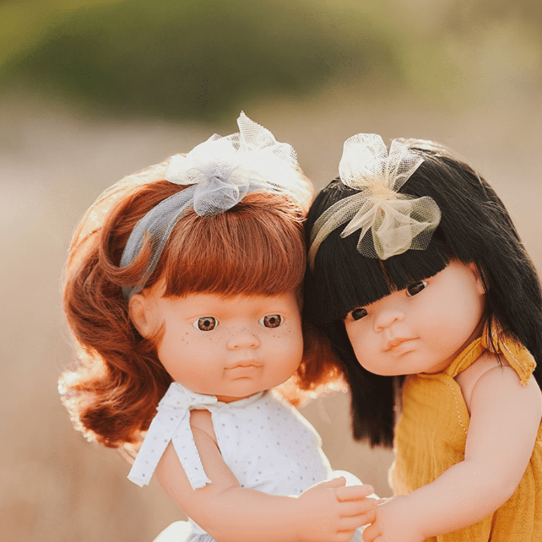 miniland Toys & Games Toys>Dolls, Playsets & Toy Figures>Dolls miniland dolls Babypuppe asiatisches Mädchen mit Kleidung