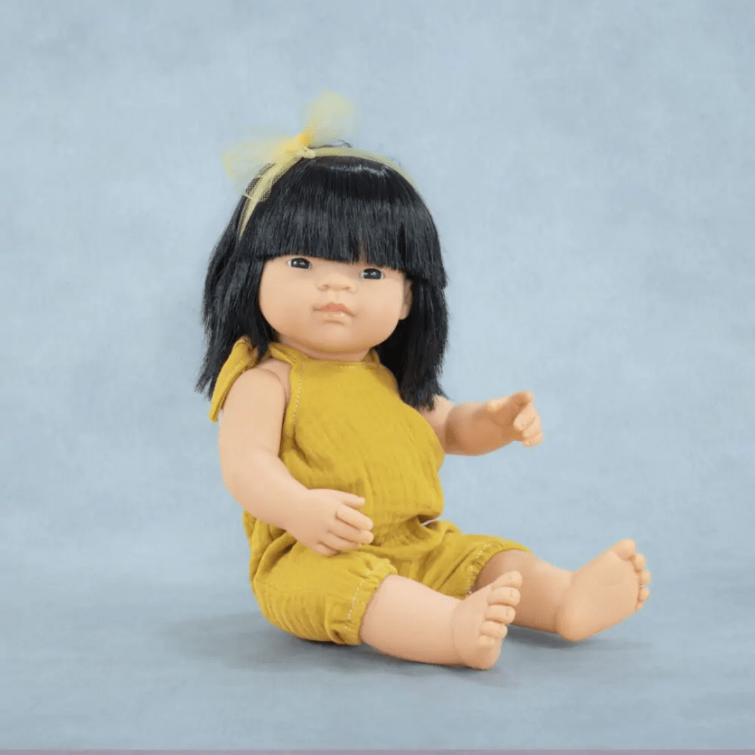 miniland Toys & Games Toys>Dolls, Playsets & Toy Figures>Dolls miniland dolls Babypuppe asiatisches Mädchen mit Kleidung