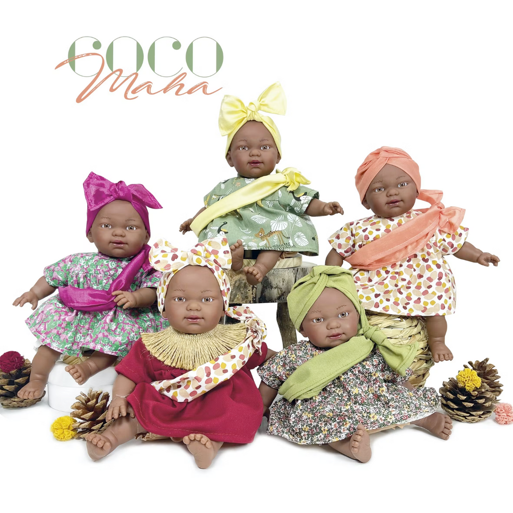 Rosy Brown Ethnische Puppe, verschiedene Varianten