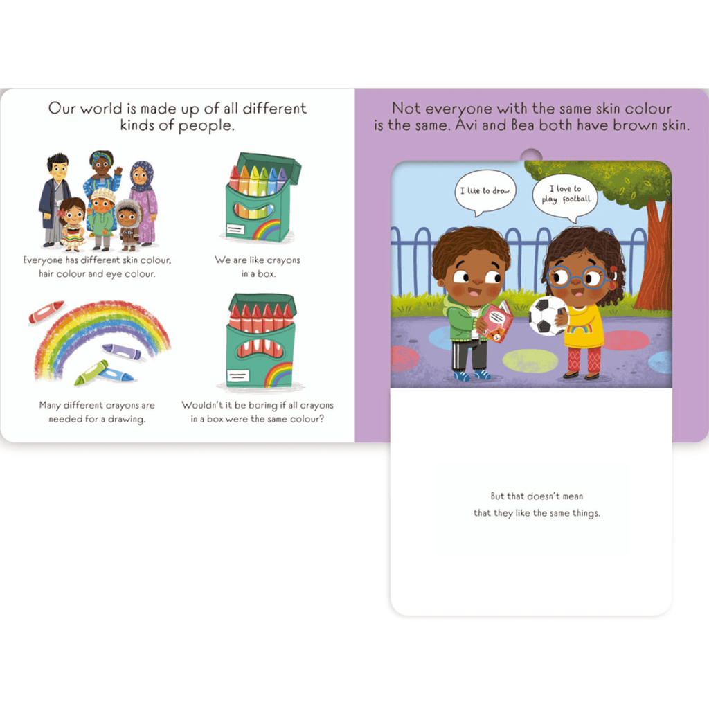 Dark Gray Standing Up to Racism: A lift-the-flap board book
