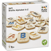 Light Gray Plantoys Alphabet Braille