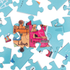 Sky Blue Afrika Karte Riesenpuzzle (100 Teile)