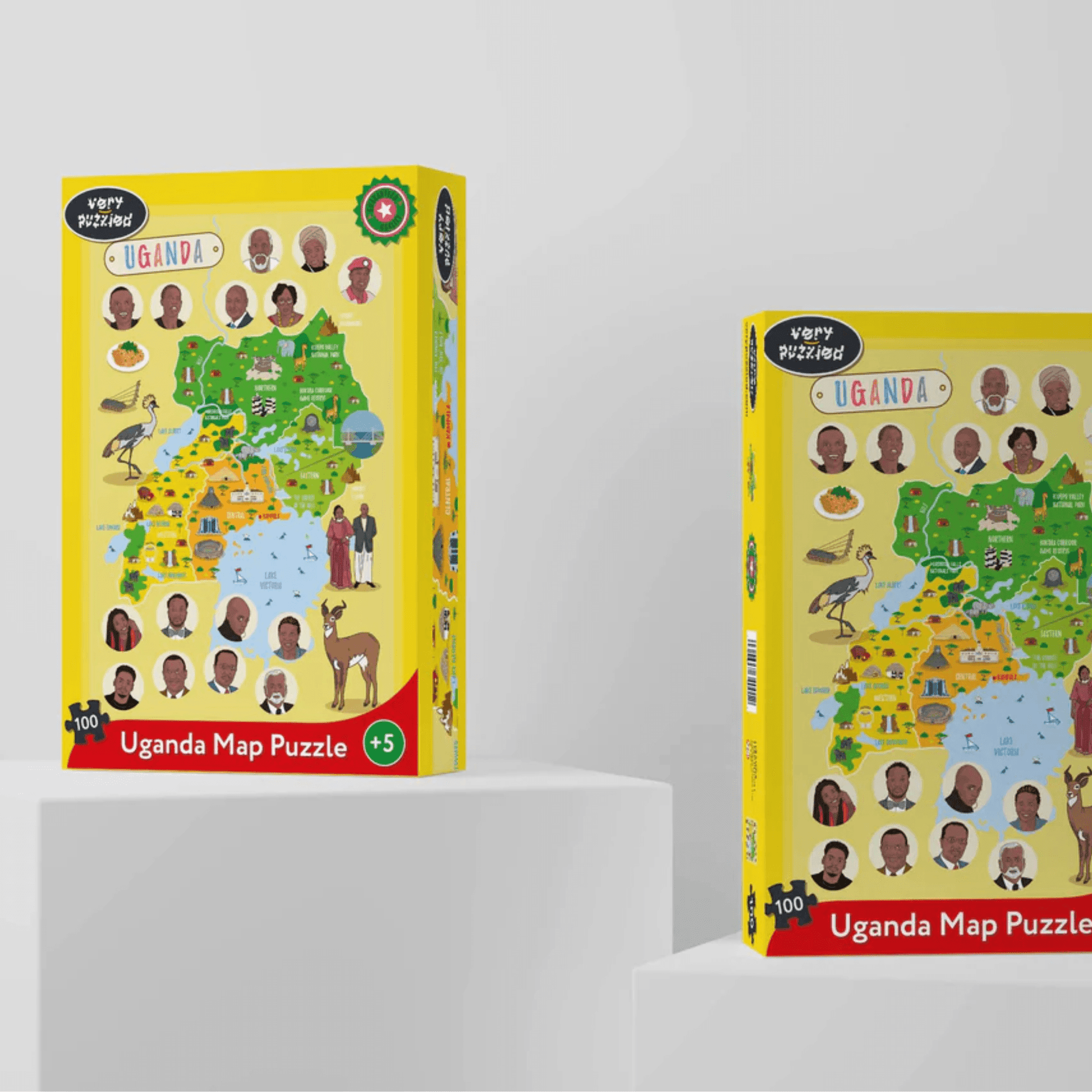 Very Puzzled Uganda Jigsaw Puzzle (100 Teile)