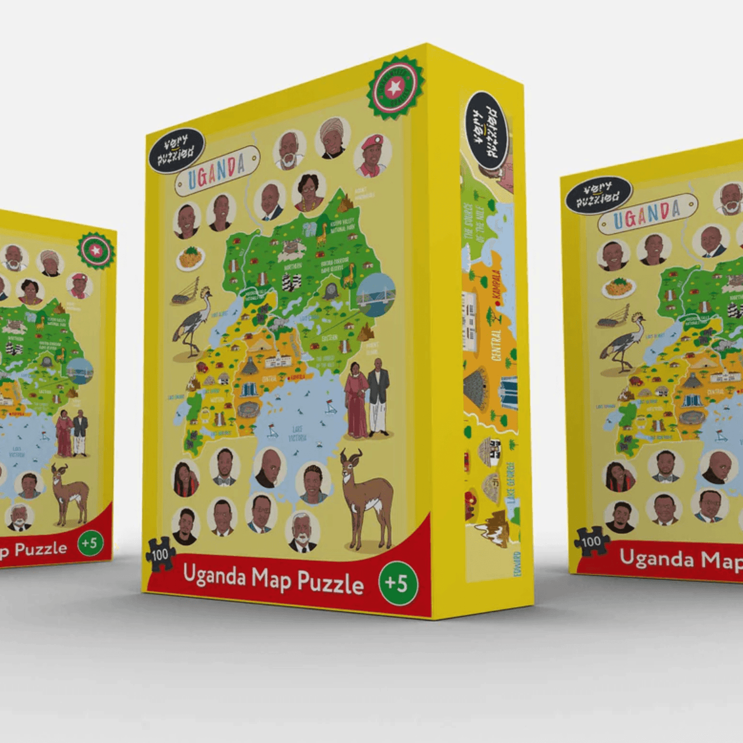 Very Puzzled Uganda Jigsaw Puzzle (100 Teile)