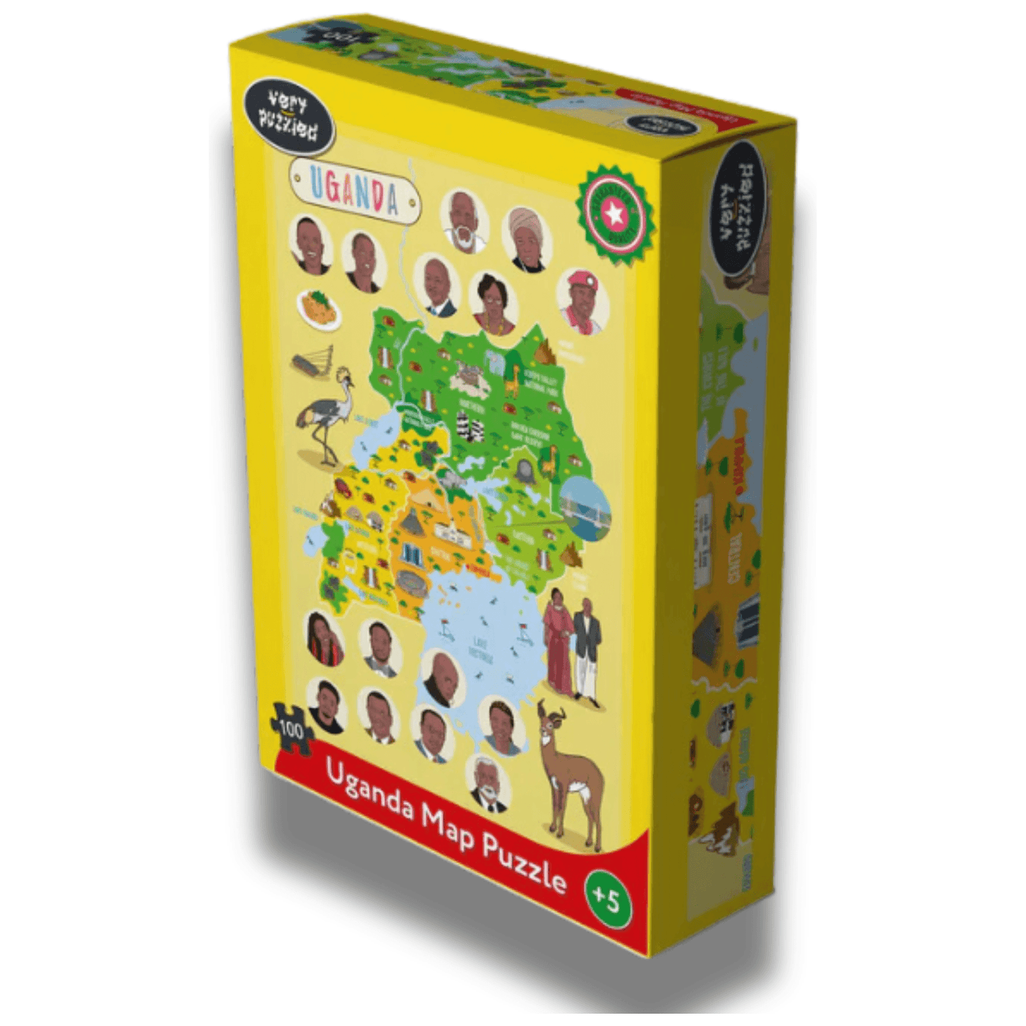 Very Puzzled Uganda Jigsaw Puzzle (100 Teile)